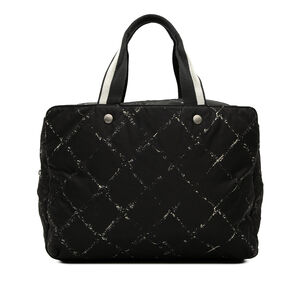 Pre-Loved Chanel Old Travel Line Nylon Handbag